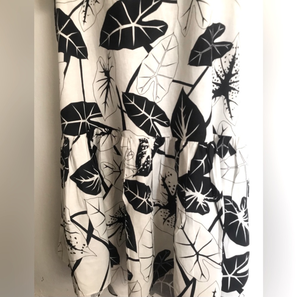 FARM RIO Graphic Leaves Midi Dress - Picture 13 of 16